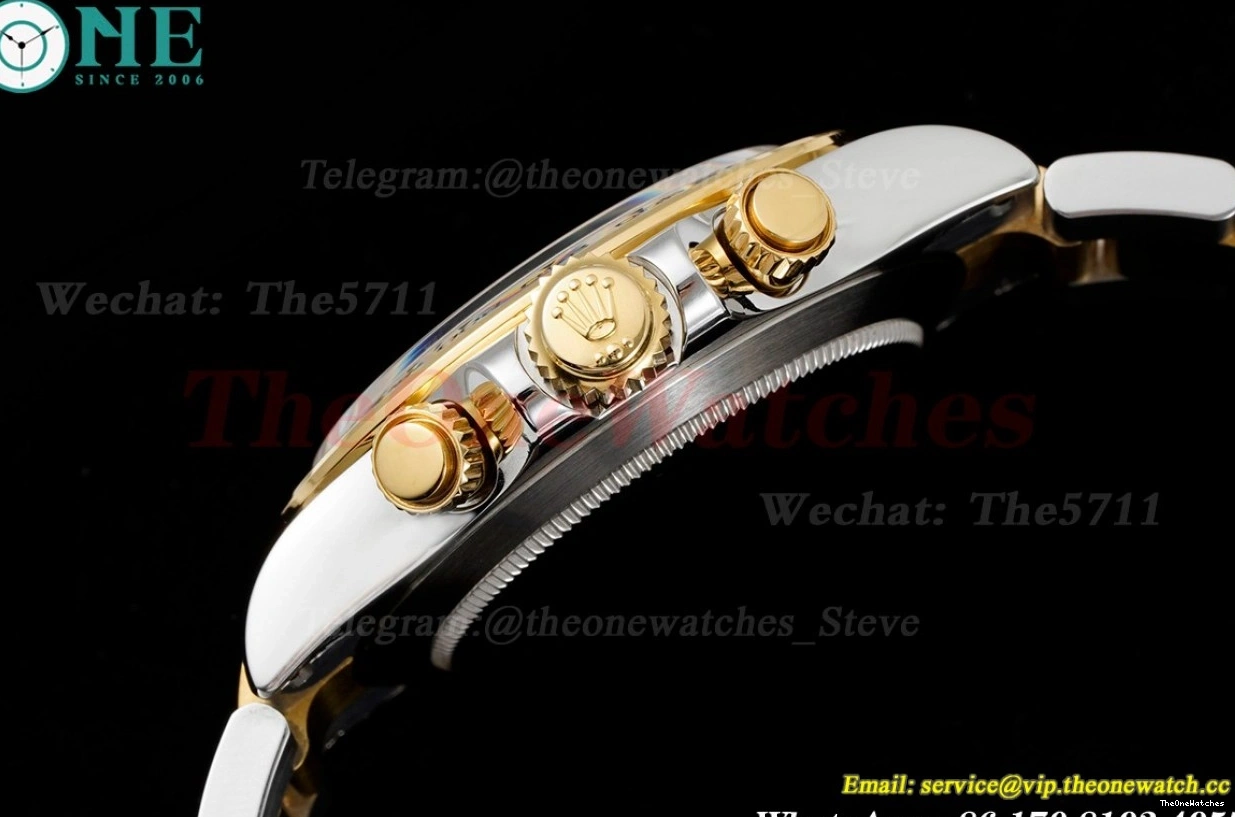 YG Black Dial Daytona 904L SA4130 116503 YG V2 BTF 0412